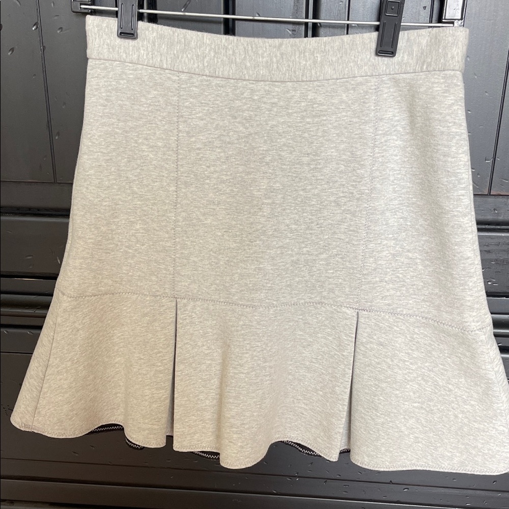 Madewell Mini Skirt in bonded jersey fabric size 2 - Picture 2 of 8
